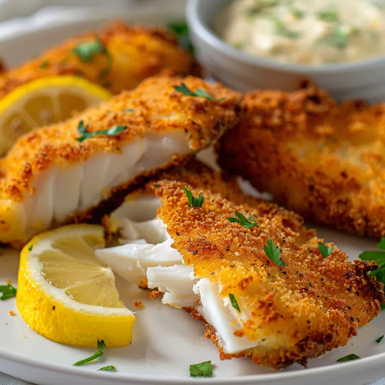 parmesan crusted air fryer tilapia fillets golden and crispy