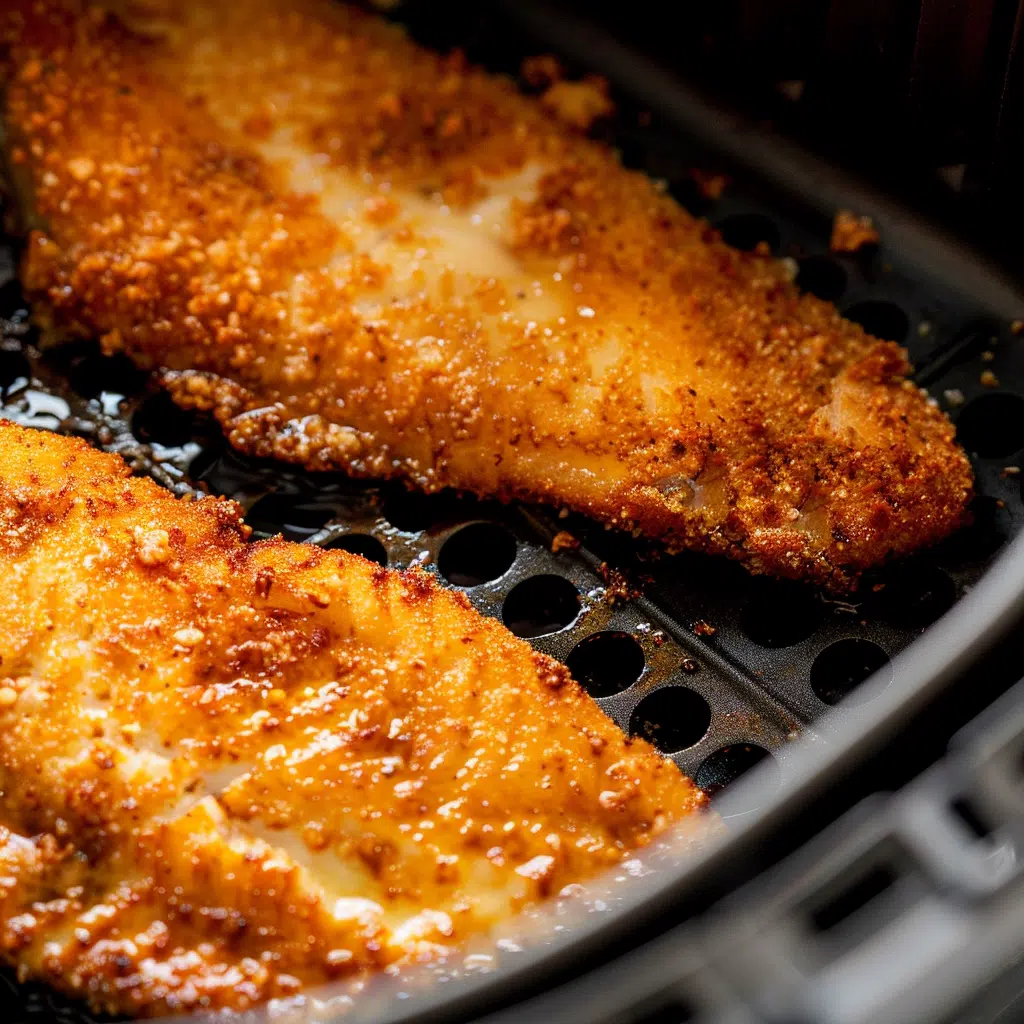 Parmesan Crusted Air Fryer Tilapia - Best Ever Quick & Crispy Recipe 11 parmesan crusted air fryer tilapia 1