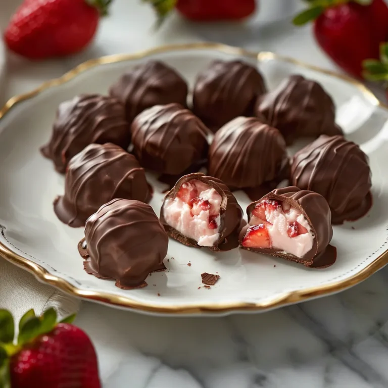 Chocolate Strawberry Cluster Pops