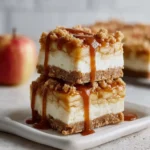 Caramel Apple Cheesecake Bars