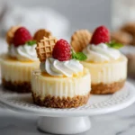 Mini Cheesecakes with Vanilla Wafers