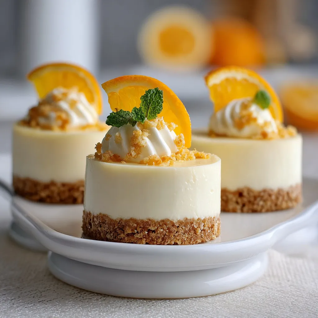 home 7 Mini Orange Cheesecake: 7 Zesty Dessert Bites You’ll Love
