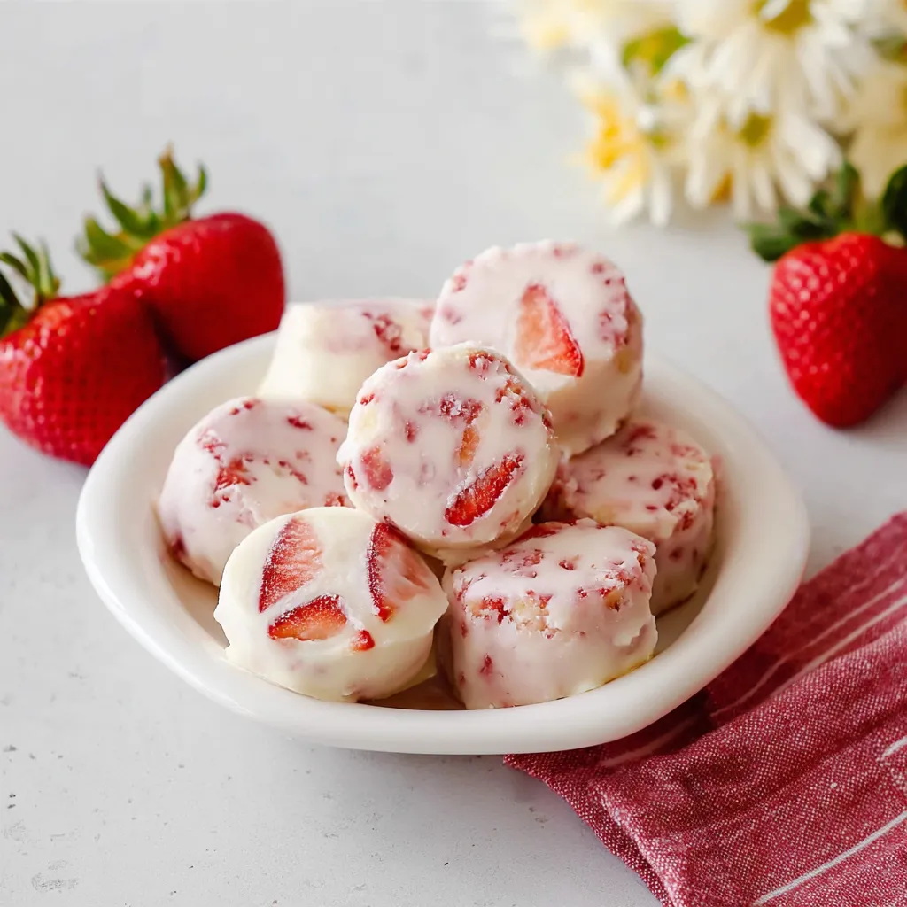 home 11 7 Irresistible Strawberry Greek Yogurt Bites You’ll Love