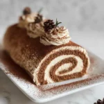 Tiramisu Yule Log Cake