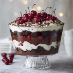 Christmas Black Forest trifle