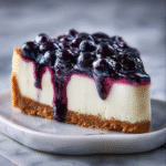 No Bake Blueberry Cheesecake