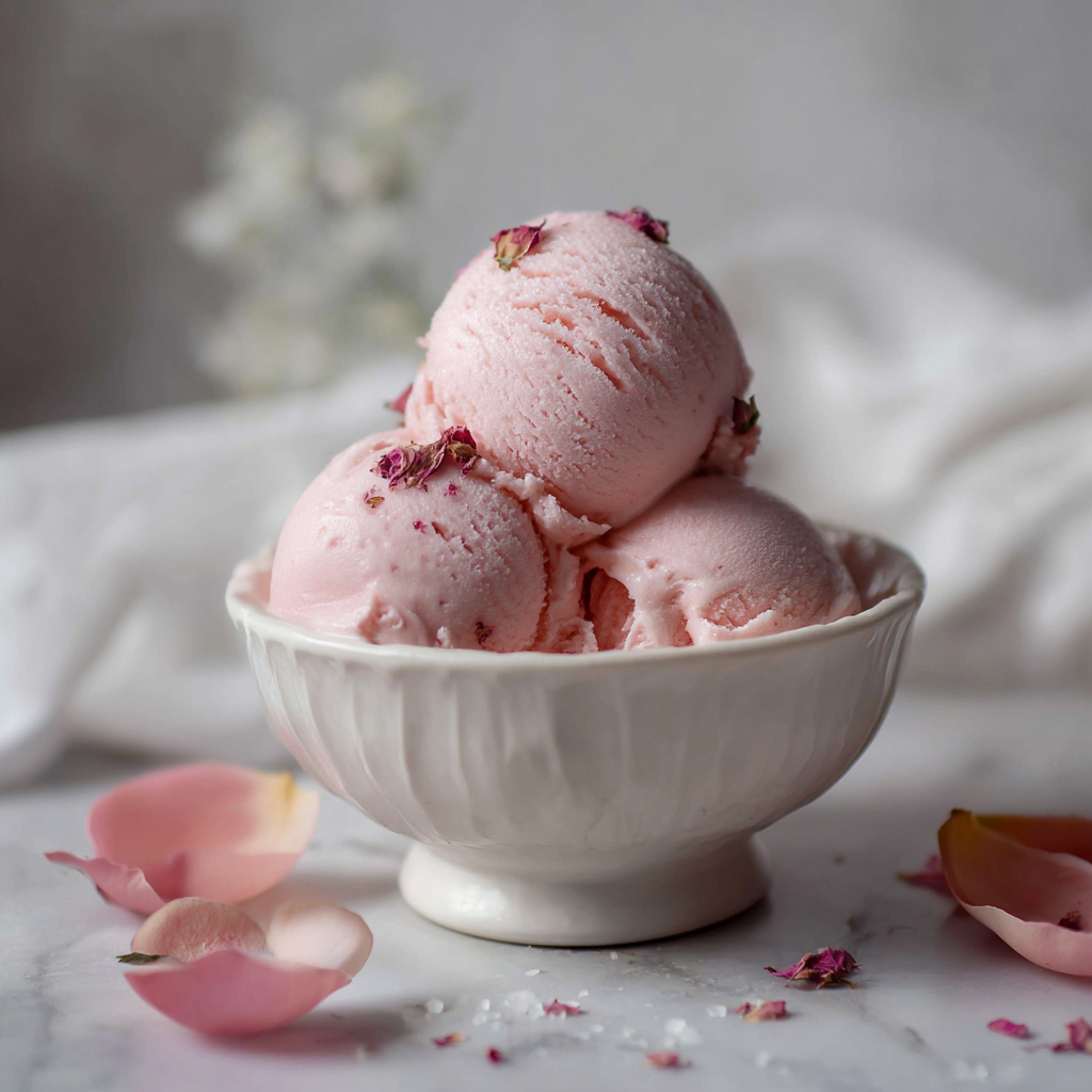 Rose Ice Cream Recipe: Creamy Floral Dessert in 30 Minutes