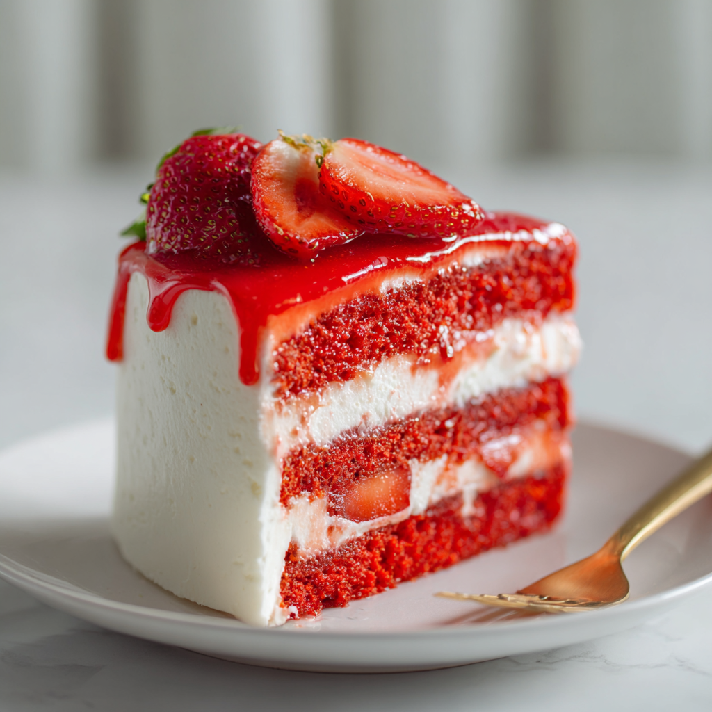 Strawberry Glaze cake