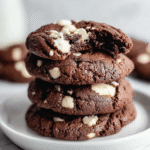 chocolate and white chocolate cookies
