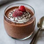 chocolate chia seed pudding​