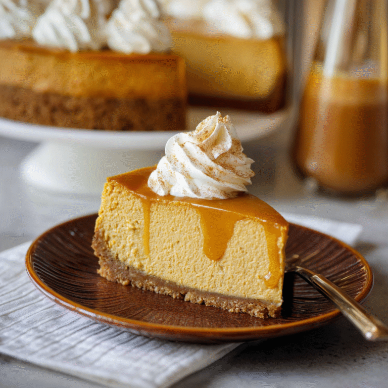 pumpkin pie cheesecake recipe