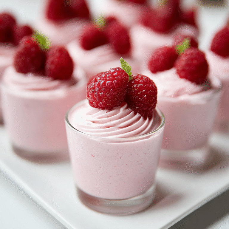 home 25 raspberry mousse
