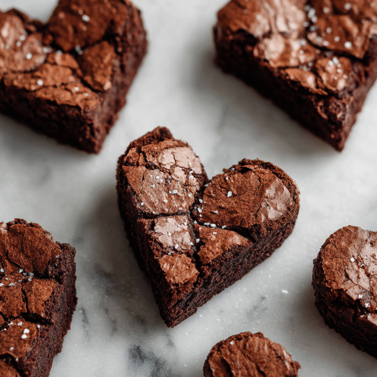 Heart Shaped Brownies