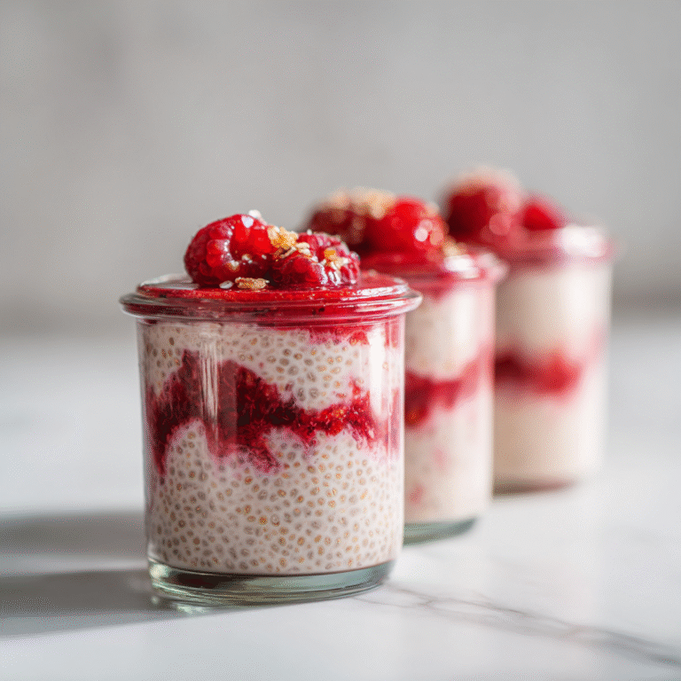 Raspberry Chia Pudding